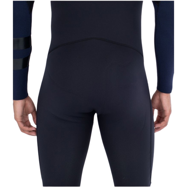 2025 Hurley Hommes Plus Sleeve Texture 4/3mm Chest Zip Combinaison Néoprène MFS0014403 - Total Eclipse